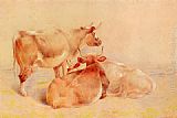 Cattle Resting (2 of 2) by William Huggins